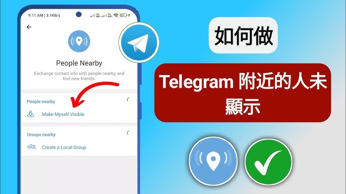 Telegram附近功能怎麼用？